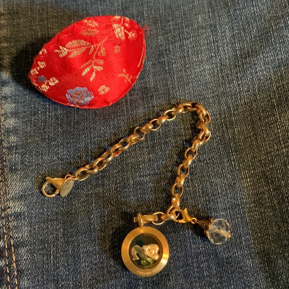 Gold Oragami Owl Charm Bracelet - Picture 3 of 7